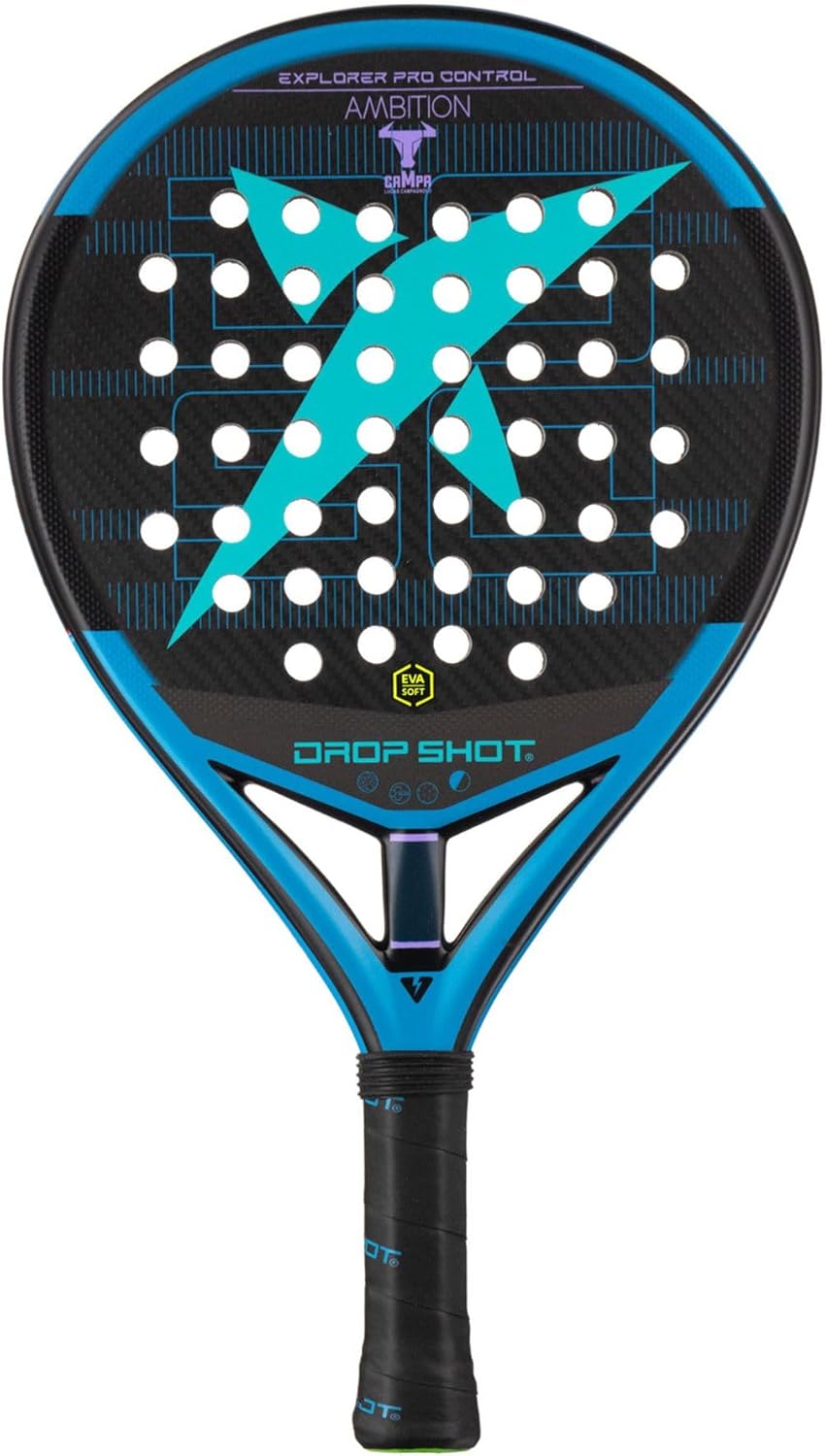 DROP SHOT パデル ラケット 上級者 向け [ EXPLRR PRO CONTROL ] ルーカス・カンパニョーロ シリーズ