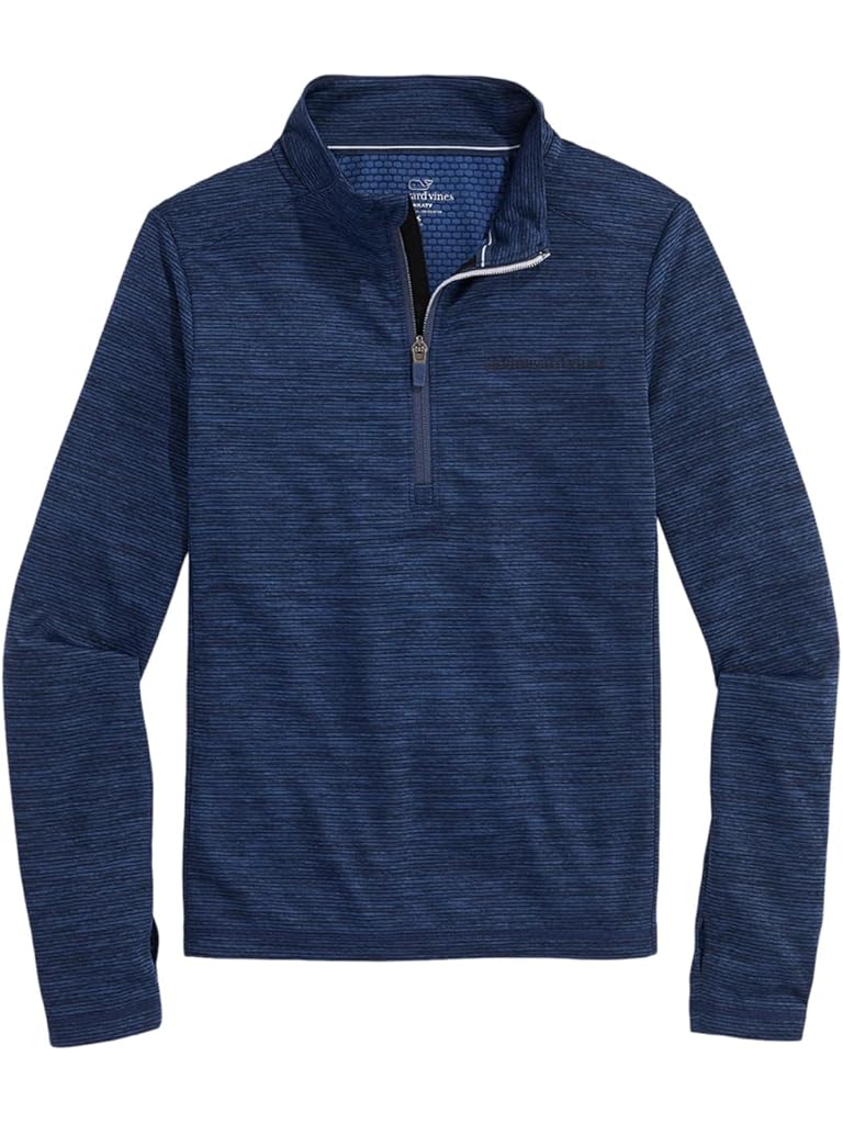 Navy Vineyard Vines Sankaty 1/4 Zip (Toddler/Little Kid/Big Kid)