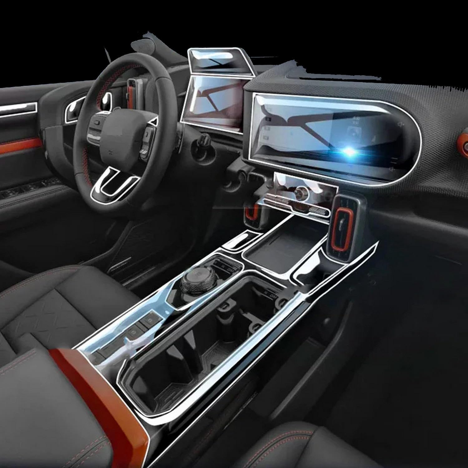 Film protecteur TPU de luxe pour Haval Dargo 2022 2023 finition transparente