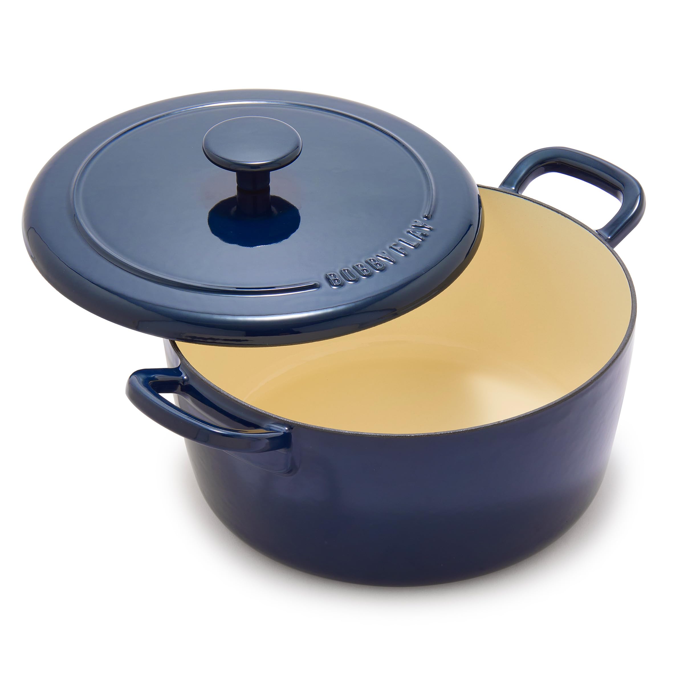 GreenPan x Bobby Flay 5.5QT Enameled Cast Iron Round Dutch Oven with Lid