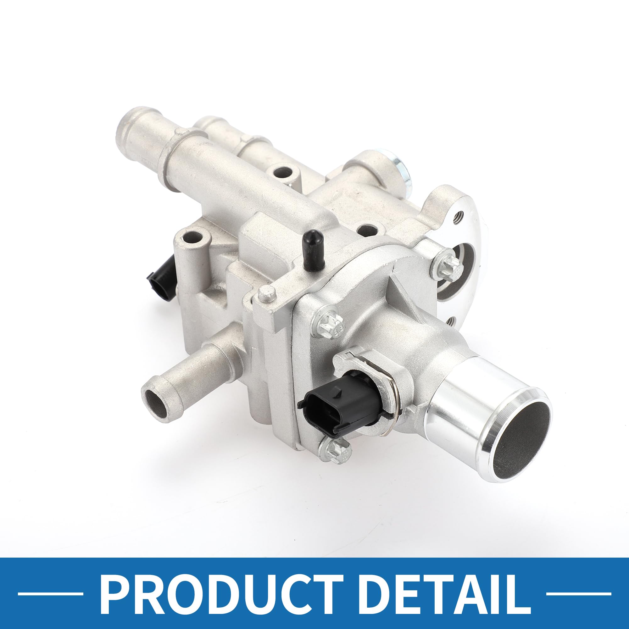 A ABSOPRO Termostato Auto Per Chevy Sonic 1.8L 2012-2018 1pc | Per Chevy Cruze 11-16, Per Chevy Cruze Limited 16, Per Chevy Trax 13-20, N. 25192228, Lega Di Alluminio, Tono Argento