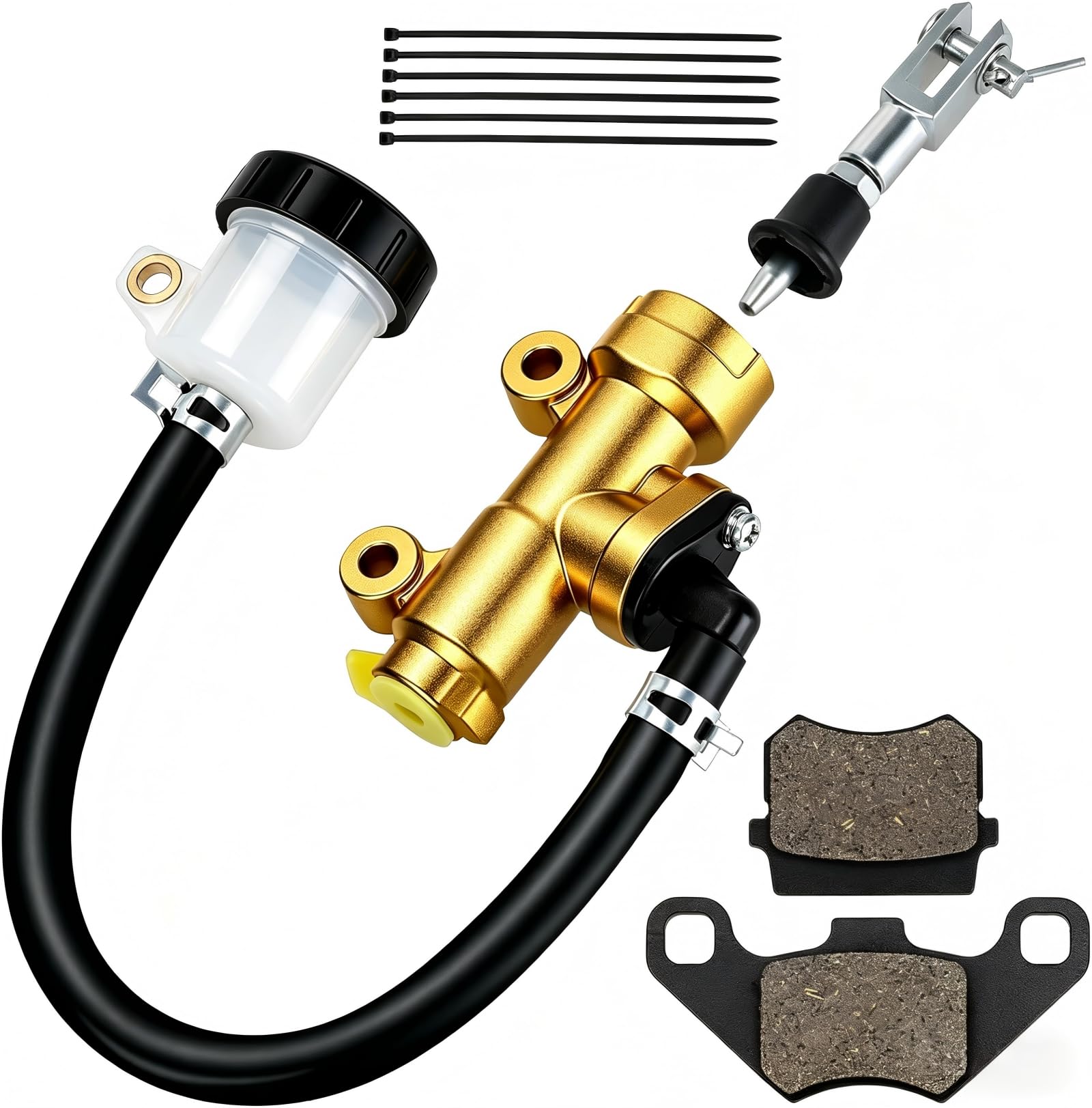 KT196 Go Kart Brake Master Cylinder Kit Replacement for Coleman