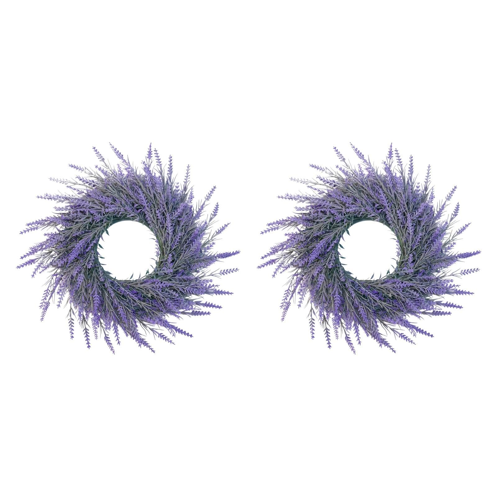 perfk Ghirlanda di Fiori Artificiali in 2 Pezzi, Ghirlanda Rotonda, Pratica E Versatile per La Decorazione Della Casa, Ideale per La Parete