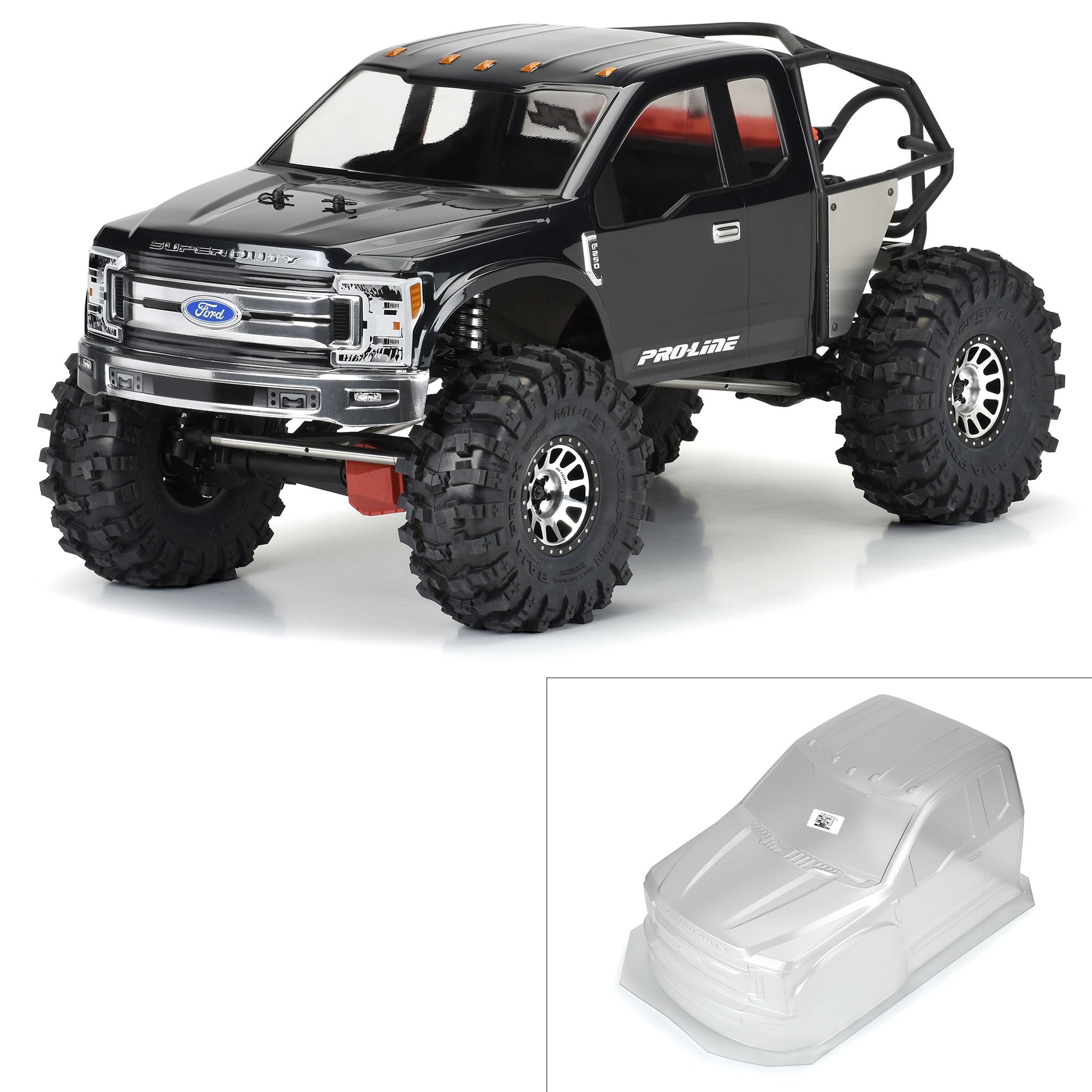 Racing 2017 Ford F-250 Super Duty Cab-Only Clear Body for SCX6 PRO361600