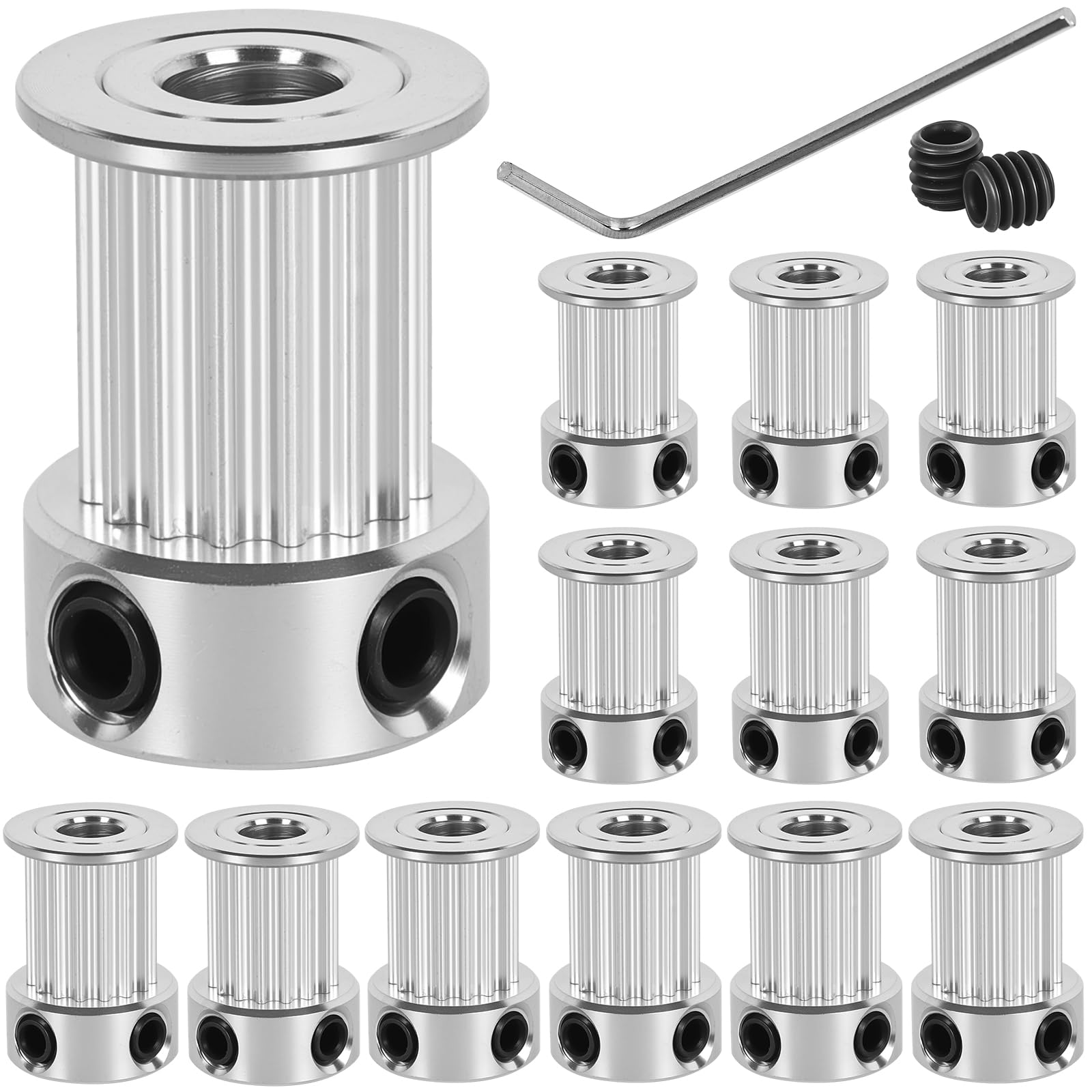 12 Pack GT2 Timing Belt Pulley 20 Teeth,8mm bore,synchronous Pulley — Amazon image 19