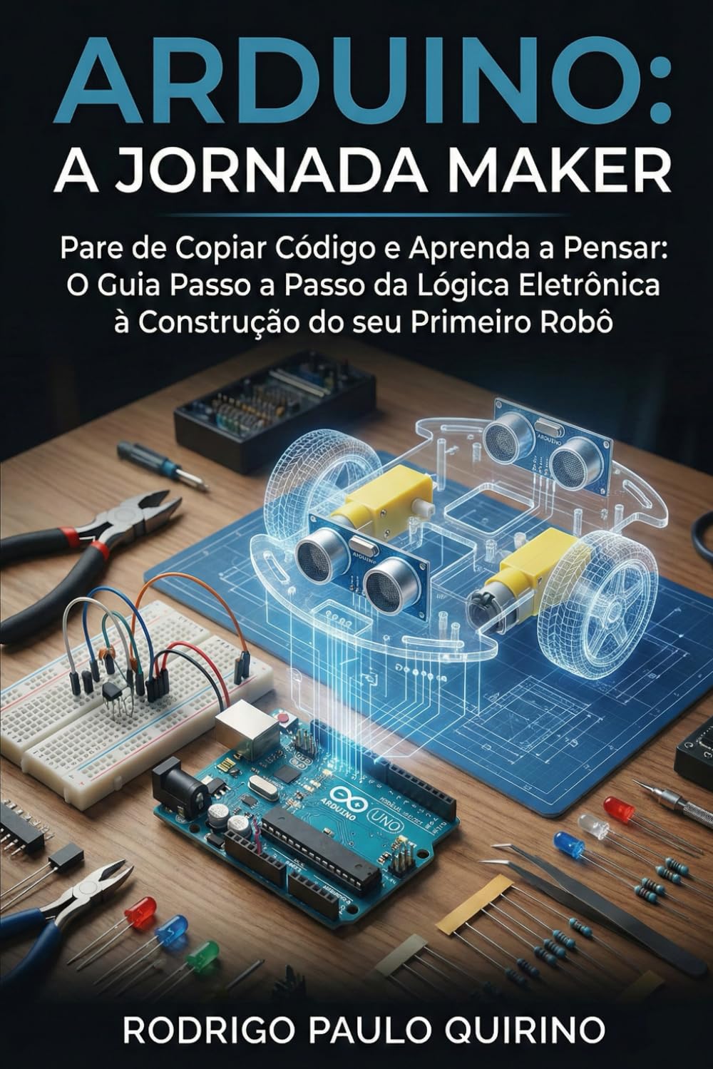 ARDUINO: A JORNADA MAKER: Pare de Copiar Código e Aprenda a Pensar: O Guia Passo a Passo da Lógica Eletrônica à Construção do seu Primeiro Robô (Mulekolândia - Escola de programação)