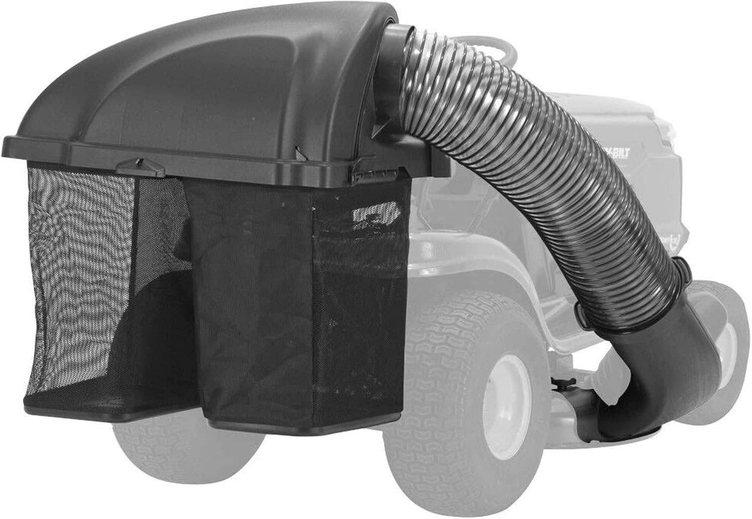 MTD (19B30031OEM) Double Bagger for Riding Lawn Mowers-42-Inch and 46-Inch (2010 and After) Fits Various Troy-Bilt, Cub Cadet, CRAFTSMAN, and Other Top Models, Gray