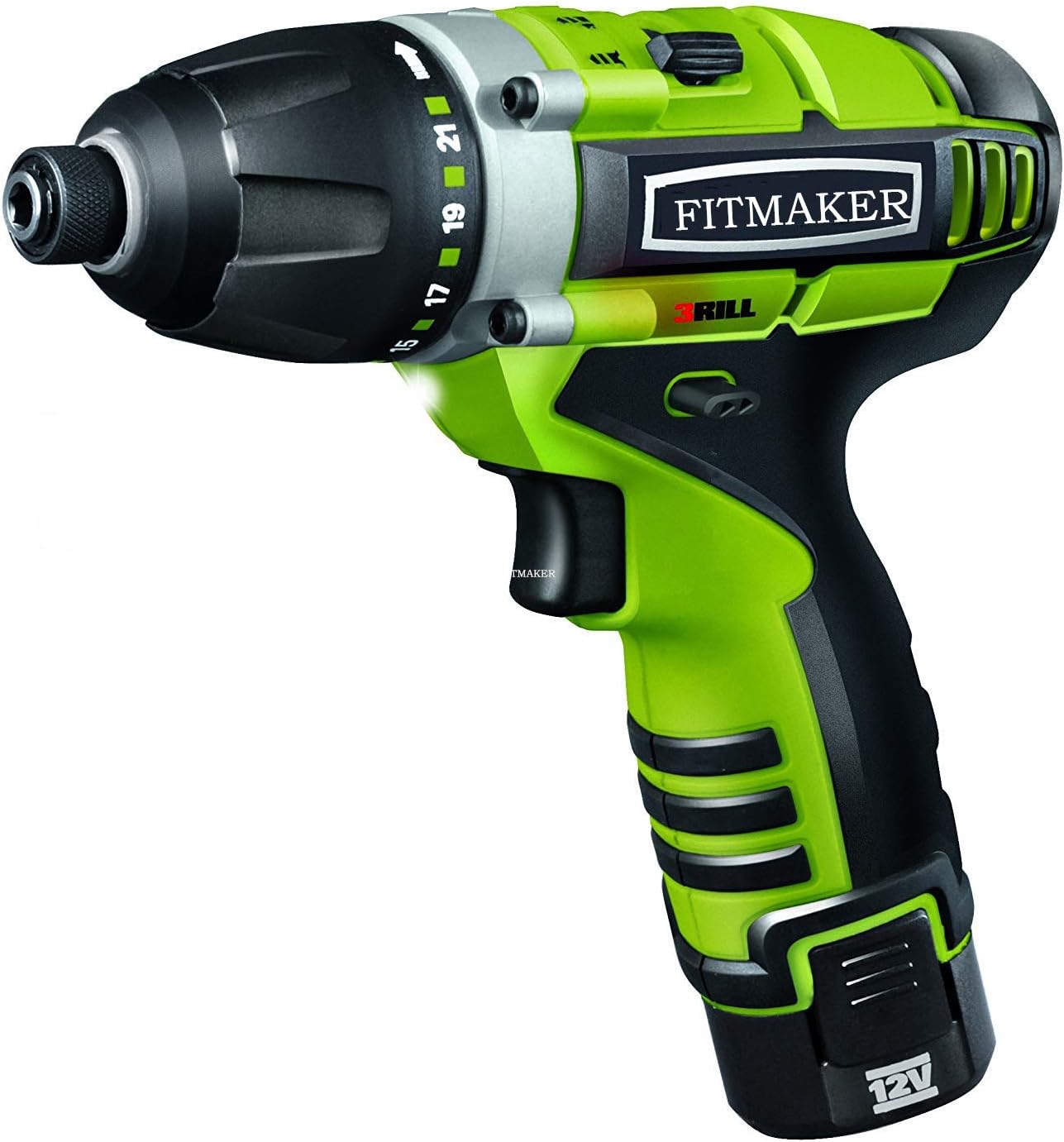 ROCKWELL RK2515K2 Lithiumtech 3Rill 12V 3-in-1 Impact Driver