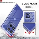 TheGiftKart Ultra-Hybrid Crystal Clear Back Case Cover for Motorola Moto Edge 60 Stylus 5G | Shockproof Design | Hard Back Cover Case for Motorola Moto Edge 60 Stylus 5G (PC & TPU, Transparent) gallery image