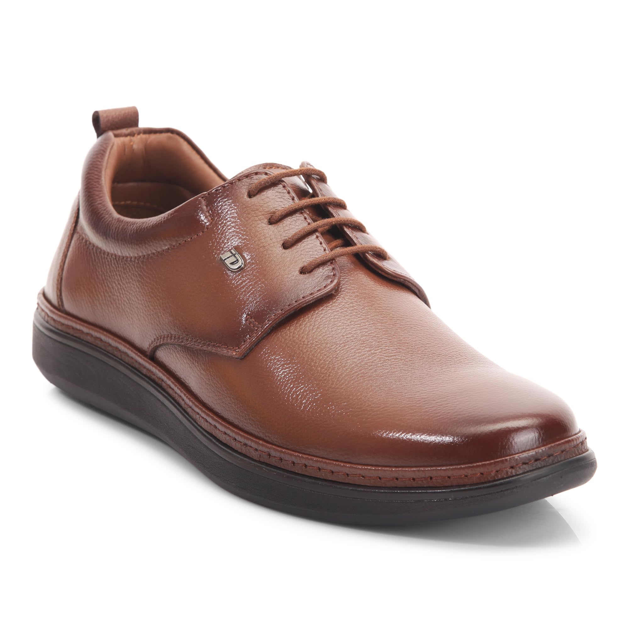 IDMen's Leather Lace-Up Semi-Formal Shoes