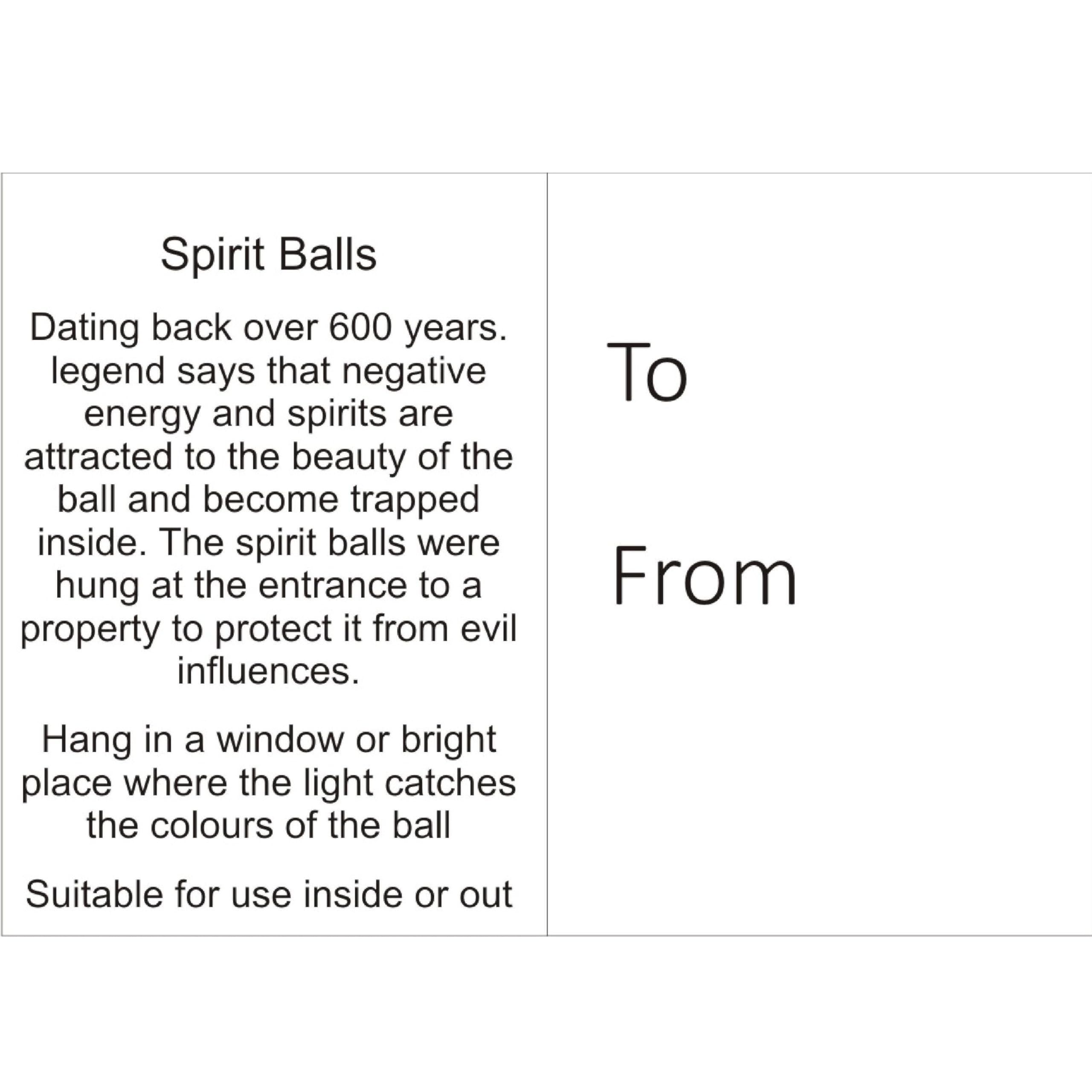 Sienna Glass Spirit Ball, White, 11 x 11 x 14 cm - Image 3