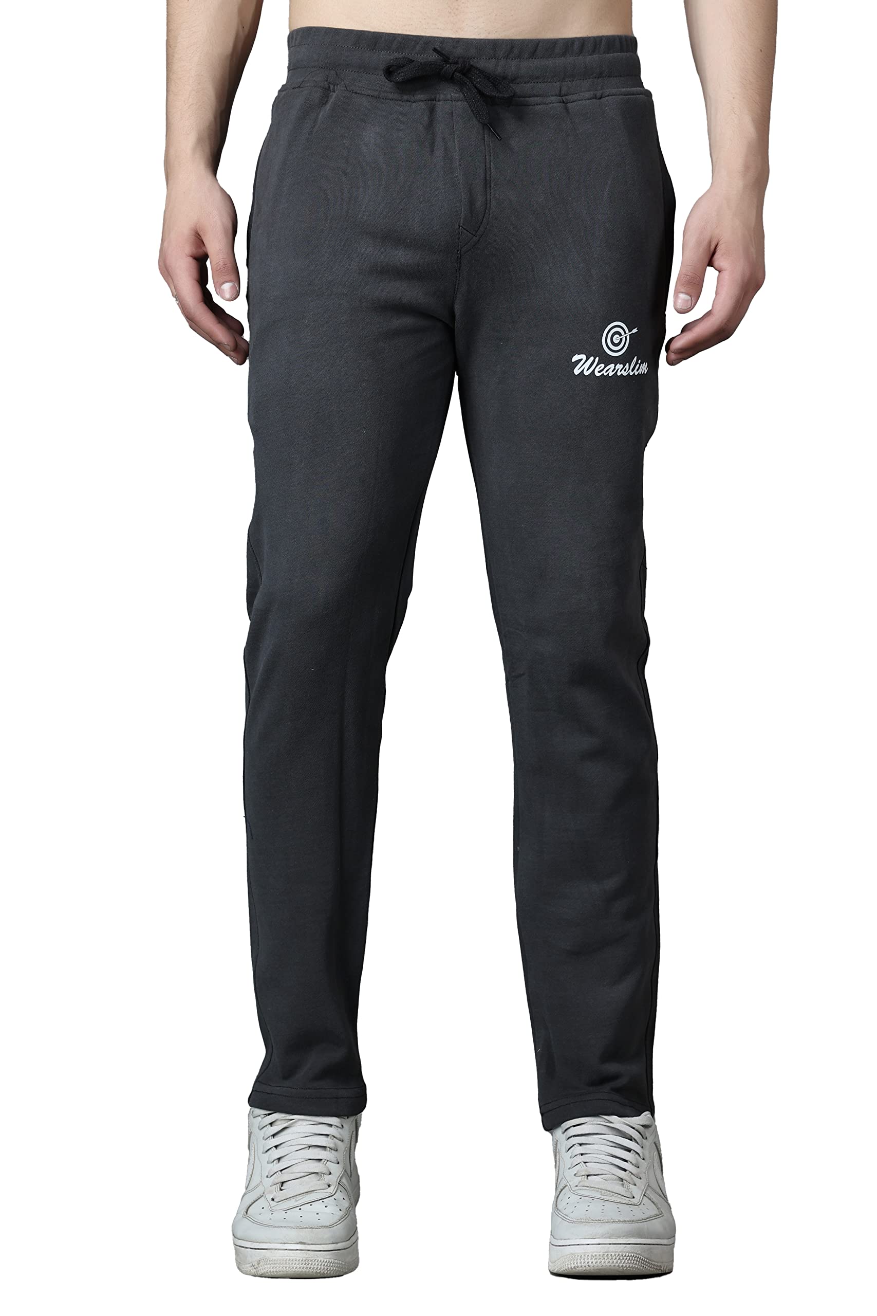 Wearslim® Professional Cotton Track Pant with Zipper Pocket | Stretchable Fabric Training Sweatpants | Joggers for Running, Workout, Gym