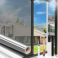 Vista 8 de Arthome - Película de privacidad unidireccional para ventana de 23.6 pulgadas x 8.3 pies, tinte de privacidad diurna para el hogar, anti rayos UV