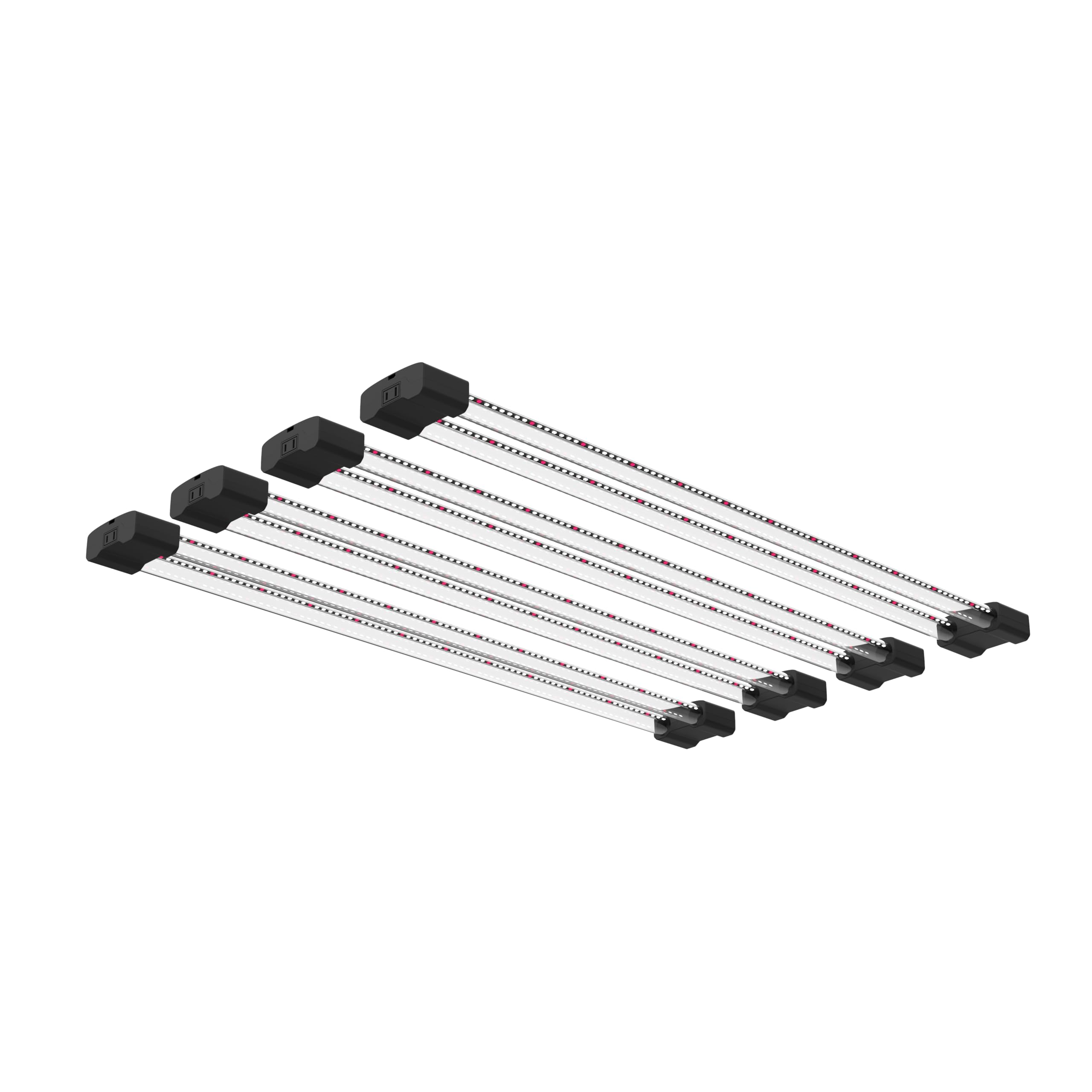 DYMOND BoostGro LED Grow Light Full Spectrum 5000K Daylight + 660nm Red Linkable Indoor Plant Lighting Fixture Tubes (3FT, 4, Pack) similar 