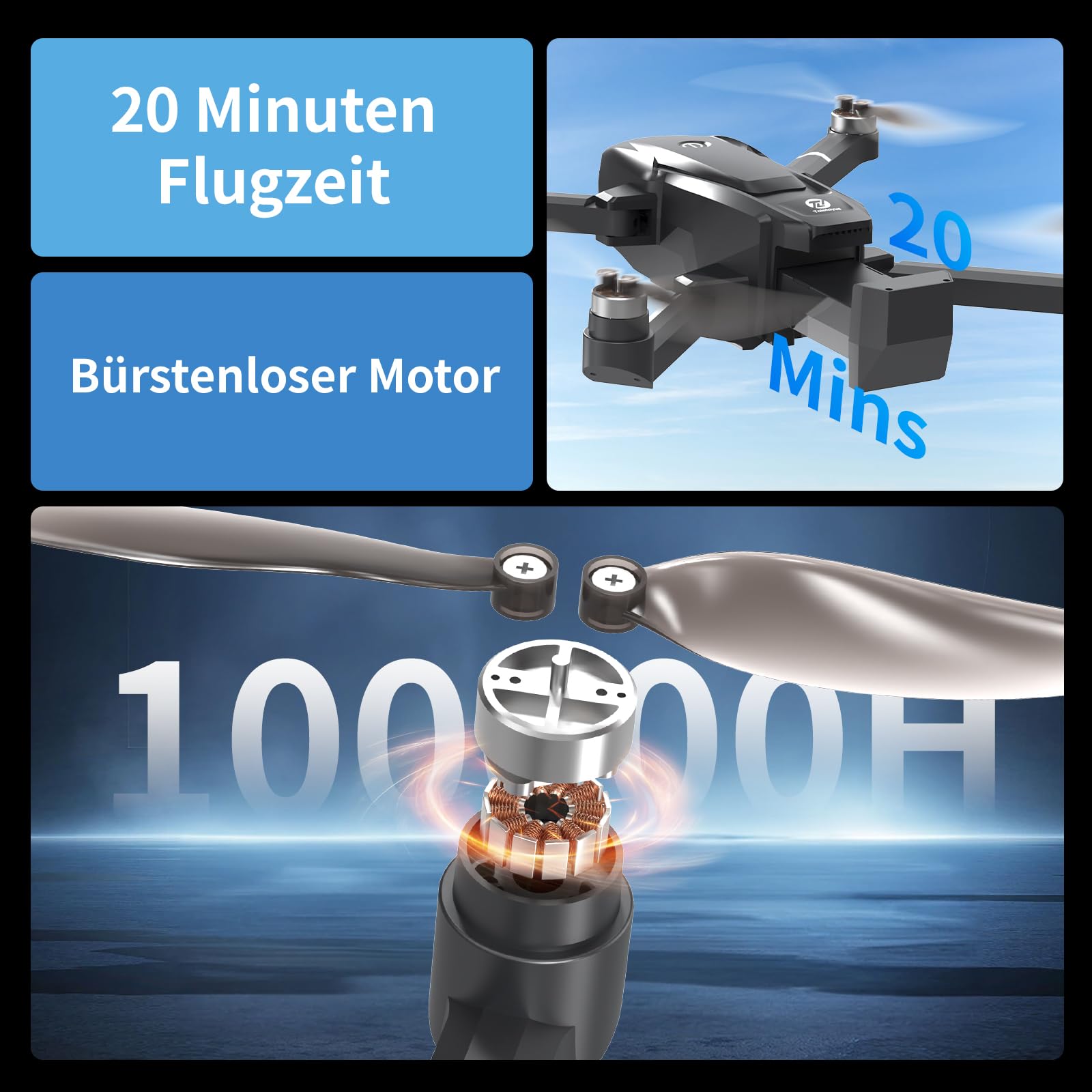 TL16LCD Drone met 4K Camera GPS Drone met LCD Afstandsbediening voor Beginners Automatische Terugkeer Follow Me 5G FPV RC Opvouwbare Drone Een Knop Opstijgen Landen Hoofdloze Modus