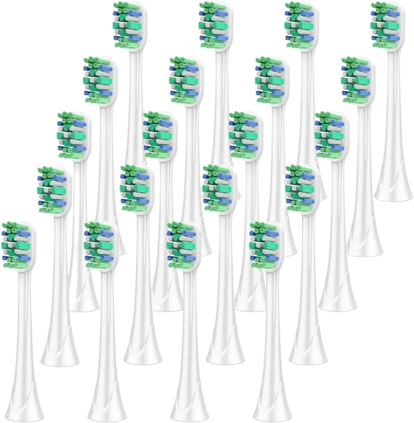 Replacement Toothbrush Heads, Compatible for with Optimal Plaque Control HX9023/65 HX9044 HX9054 Electric Brush Head(20 Pcs)