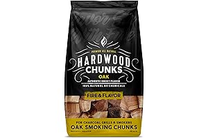 Fire & Flavor Oak Wood Chunks: Elevate Your Grilling and Smoking