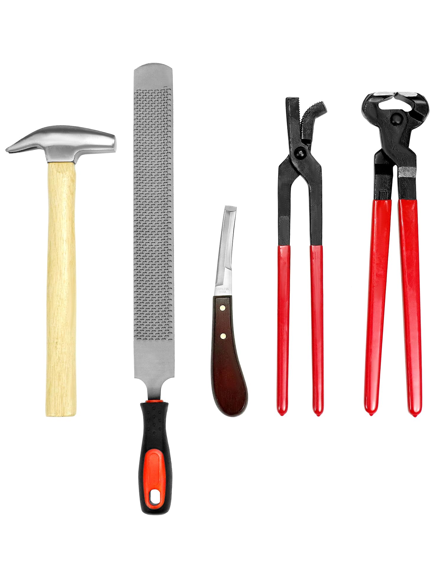 Kit de Soins des Sabots - QWORK - WD10585 - 3 Pièces - Pince à Sabot - Couteau à Sabot - Râpe à Sabot Kit de Soins des Sabots - QWORK - WD10585 - 3 Pièces - Pince à Sabot - Couteau à Sabot - Râpe à Sabot