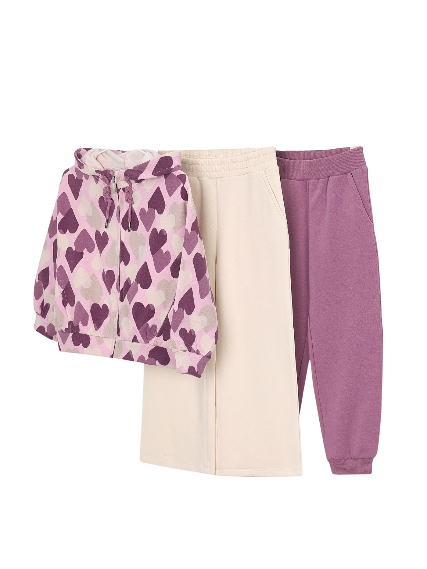 Mayoral Tuta 2 pantaloni per Bambine e ragazze Violetta