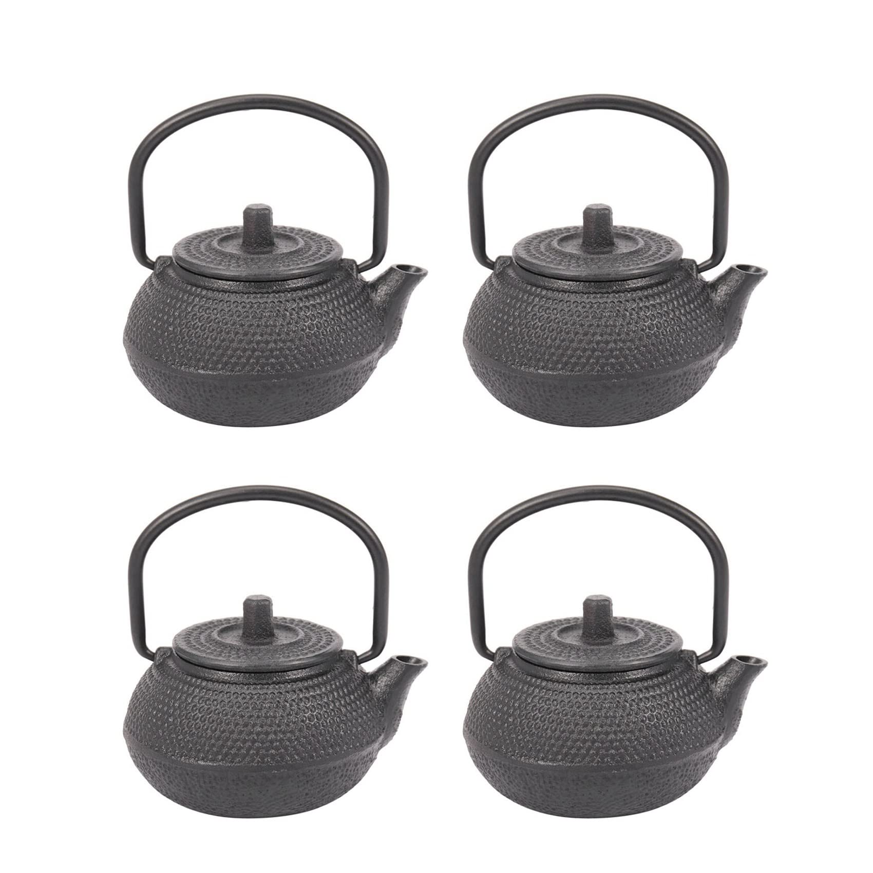 Théière fonte de fer style japonais résout le thé froid 4x50ml crépine