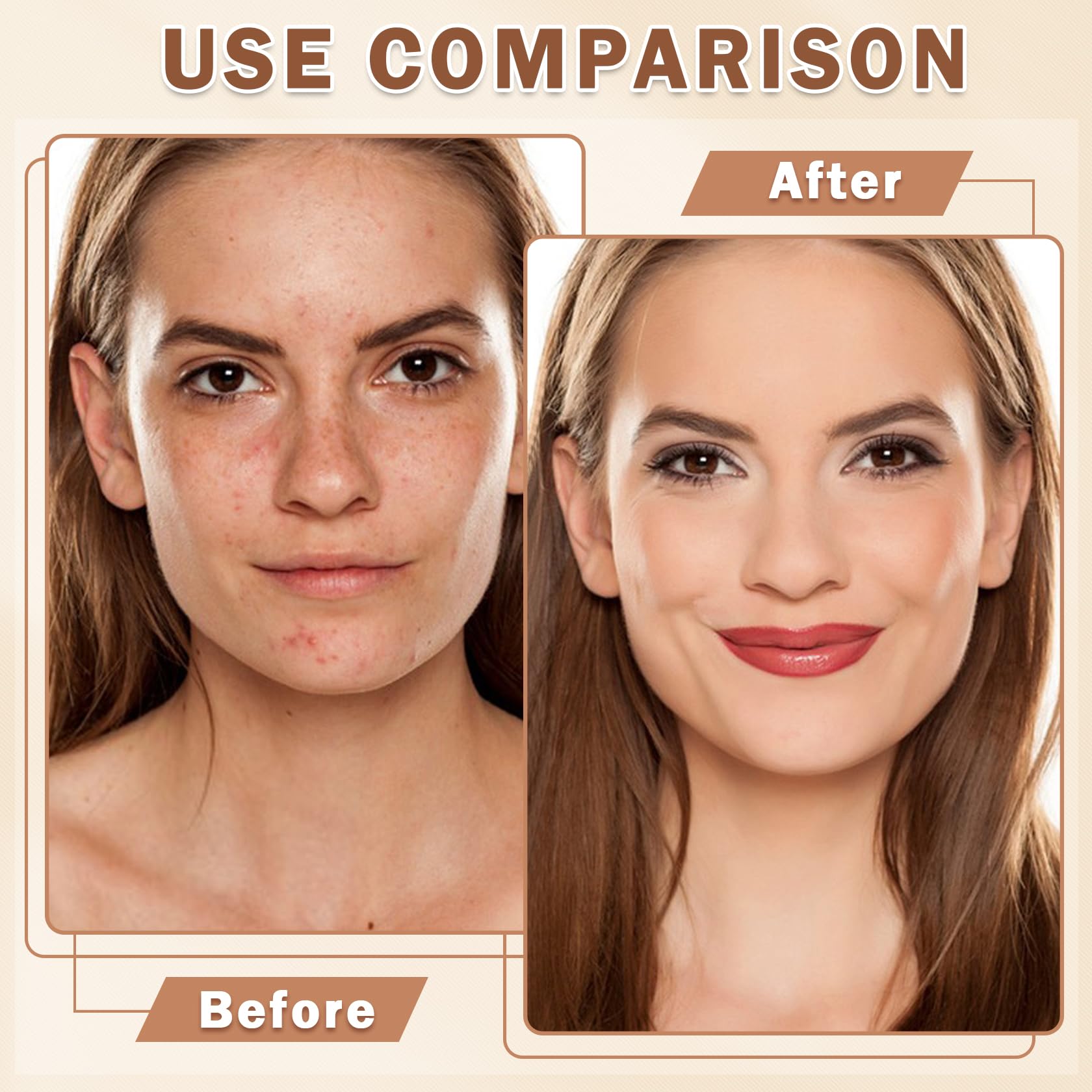 Magic Minerals - Base de maquillaje para aerógrafo e imprimación para rostro, base de cobertura completa para piel madura, maquillaje hidratante con aerógrafo (02 beige) 3