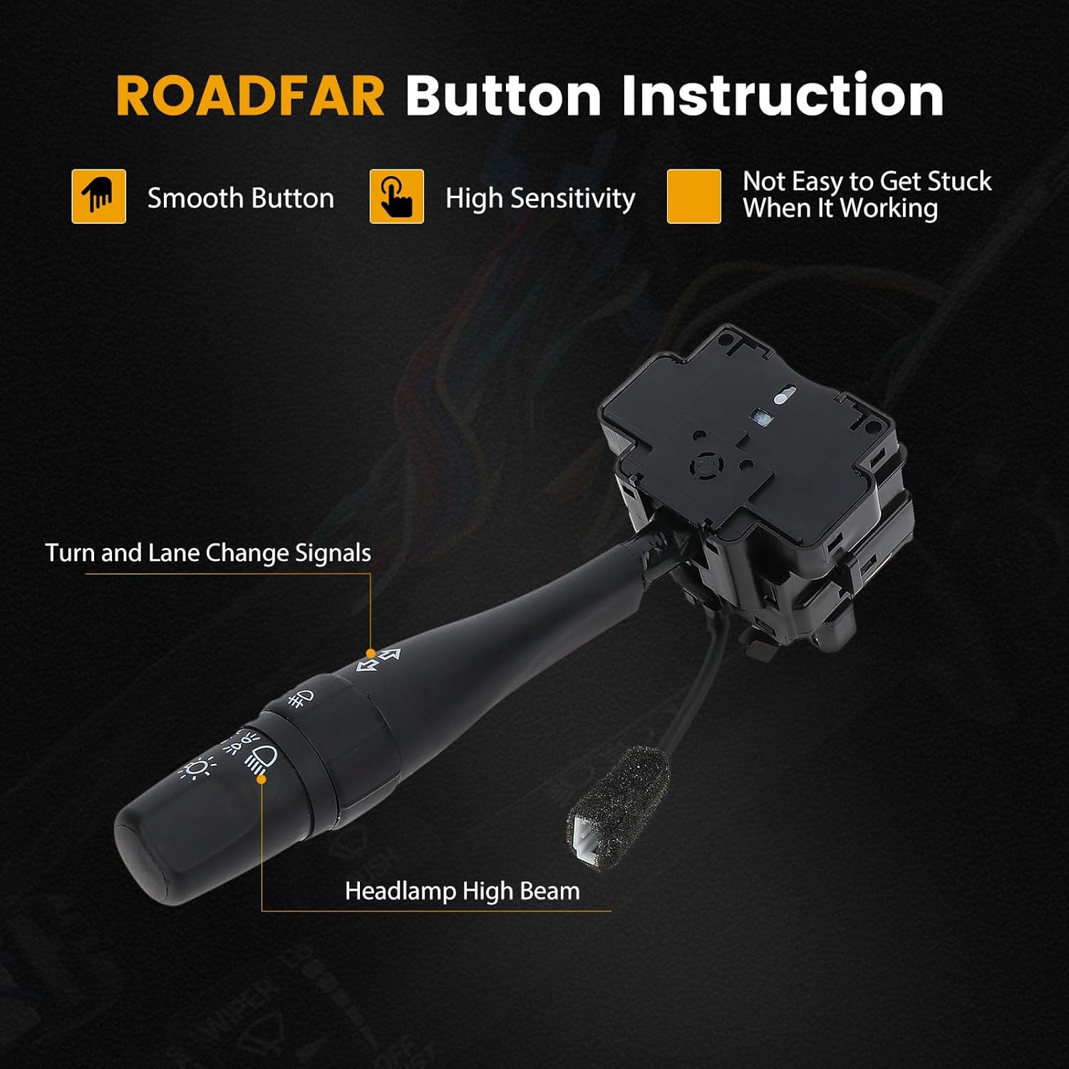 ROADFAR Front Turn Signal Switch Fits 2002-2004 for Nissan Frontier/Xterra 2000-2001 for Sentra 25540-5M001