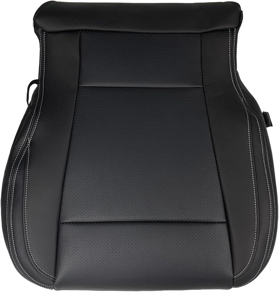 Driver Side Bottom Replacement Leather Seat Cover for Ford F250 F350 F450 F550 2017-2022 Lariat Driver Bottom Perforated Black Leather Seat Cover 6.2L 6.7L 7.3L