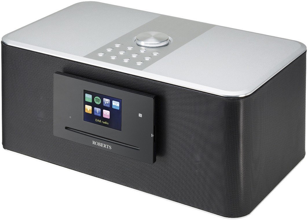 Roberts Radio S300 radio Personale Digitale Alluminio, Nero - Radio (Personale, Digitale, DAB,DAB+,FM, 10,100 Mbit/s, IEEE 802.11a,IEEE 802.11b,IEEE 802.11g,IEEE 802.11n, A2DP,AVRCP)