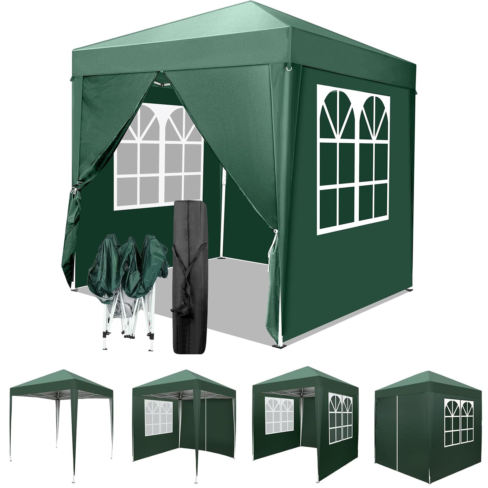 Amazon | TOPAIM タープテント 2mx2m サイドシート4枚付き