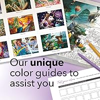 Vista 4 de Castle Arts Fantasy - Libro para colorear 36 fantásticos paisajes de ensueño curados por artistas internos para relajarte con guía de referencia