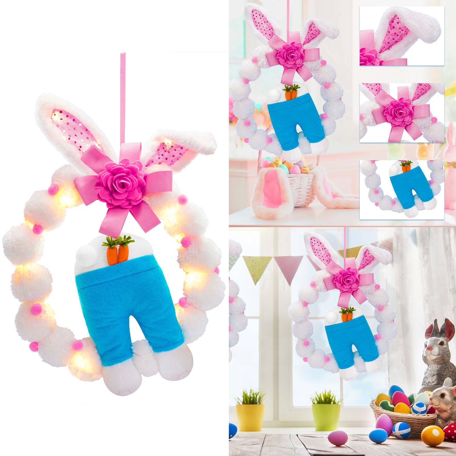 Kaninchen Schlüsselanhänger, stilvolles Kaninchen Hängeornament, Hasen Schlüsselanhänger, personalisierbare Accessoires, weicher Stoffanhänger, perfektes Ostergeschenk