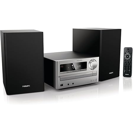 Philips MCM2000 Kompaktanlage (CD/MP3/WMA-Player, 20 Watt, Apple iPode Dock, USB 2.0) schwarz
