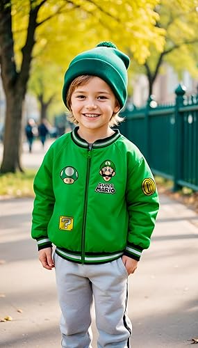 Miniatura 5 de Nintendo Chaqueta bomber Super Mario para niños chaqueta bomber Nintendo Mario y Luigi