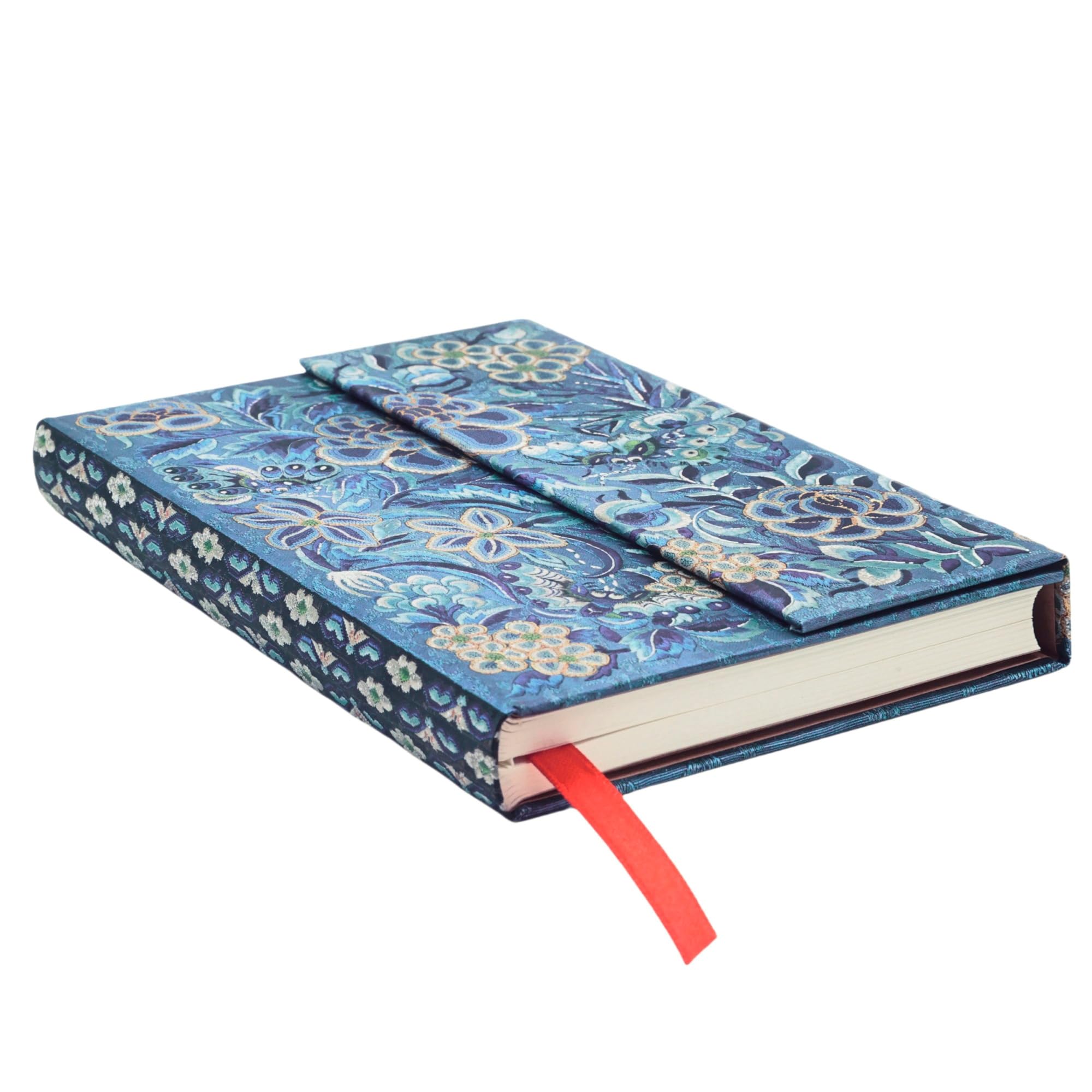 Carnet rigide Paperblanks Saule Bleu Mini Ligné 176p.
