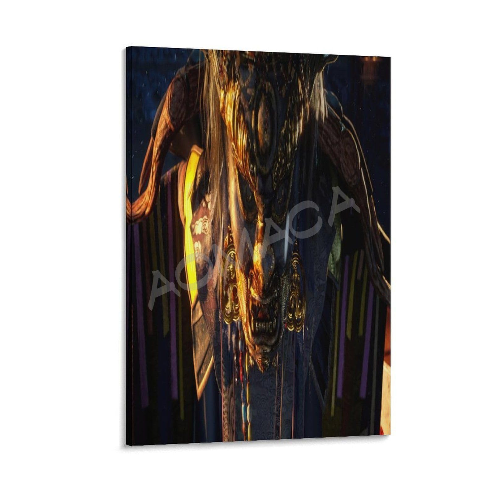 MOJDI Anime Poster The Degenerate-Drawing Jianghu Poster (2) Canvas Painting Wall Art Poster for Bedroom Living Room Decor 08x12inch(20x30cm) Frame-style