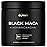 40,000mg 40x Strength Organic Black Maca Root w. Ashwagandha - 1 Highest Potency Black Maca Root Capsules for Men Supplement 40:1 Extract - 100% Pure Maca Peruana, Maca Powder Pills, Gelatinized