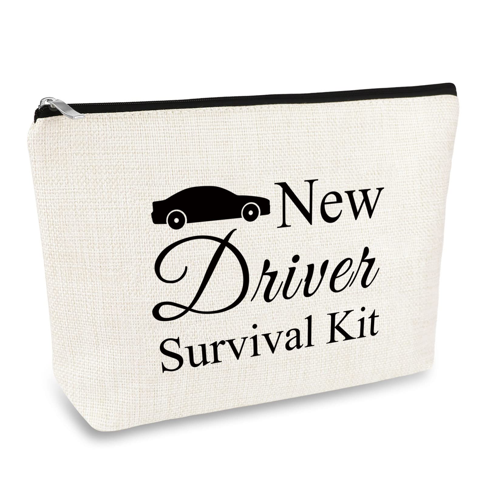 New Driver Gift Makeup Bag New Driver Present for Teen Girls Car Owner Daughter Niece Graduation Present Cosmetic Bag Christmas Birthday Gift for