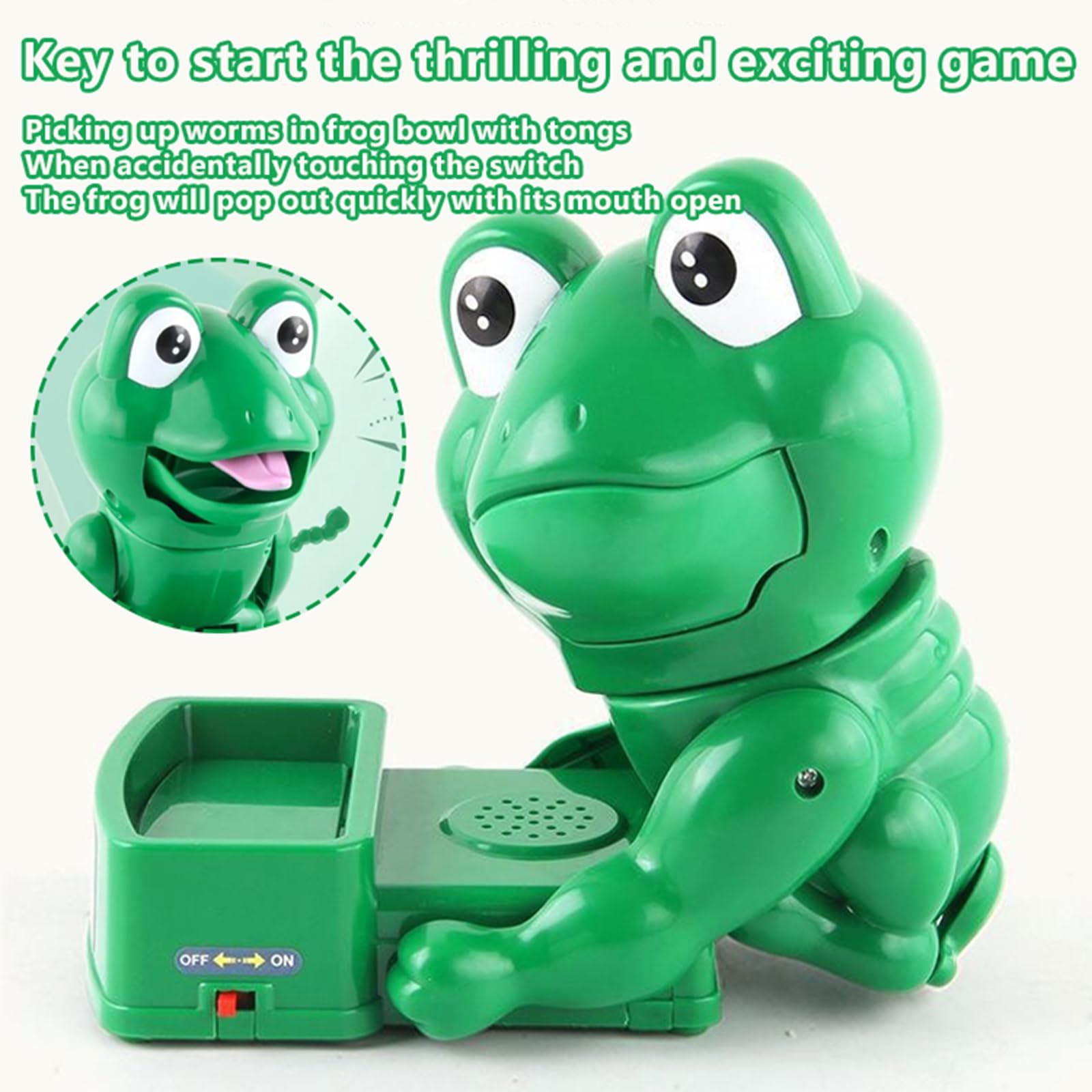 Amazon.com: Atlodas Tricky Biting Frog, Tricky Frog Biting Finger