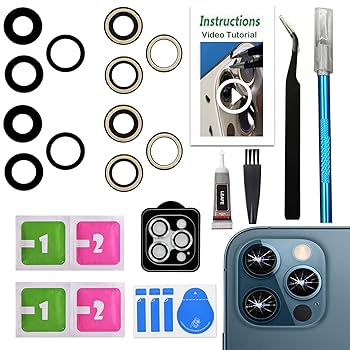 iPhone 12 PRO MAX カメラレンズ割れあり iPhone 12 Pro Max リア・アウトカメラレンズ割れ交換修理 - YouTube