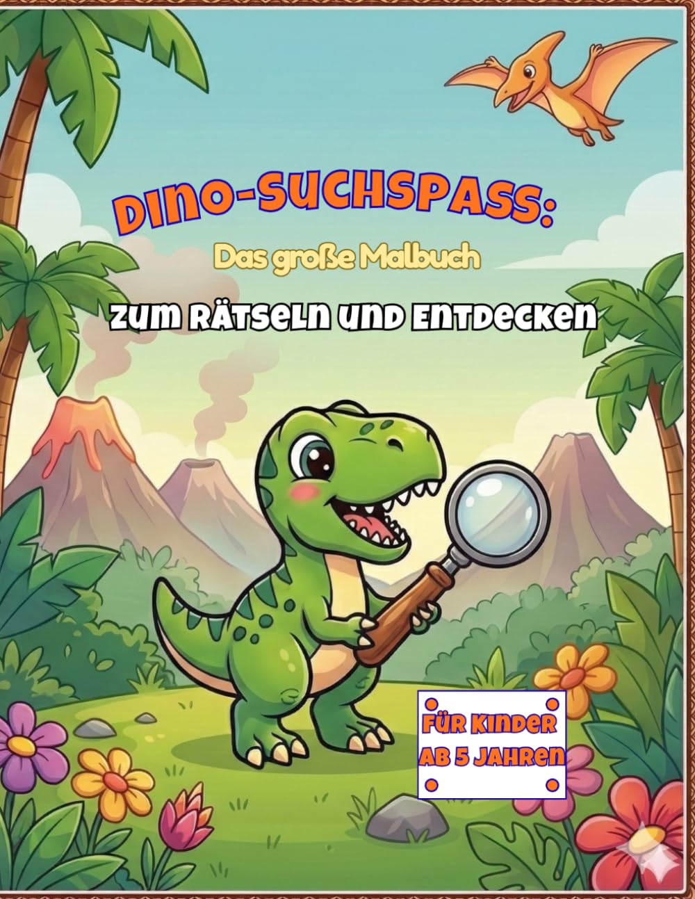Dino-Suchspaß: Das große Malbuch zum Rätseln und Entdecken