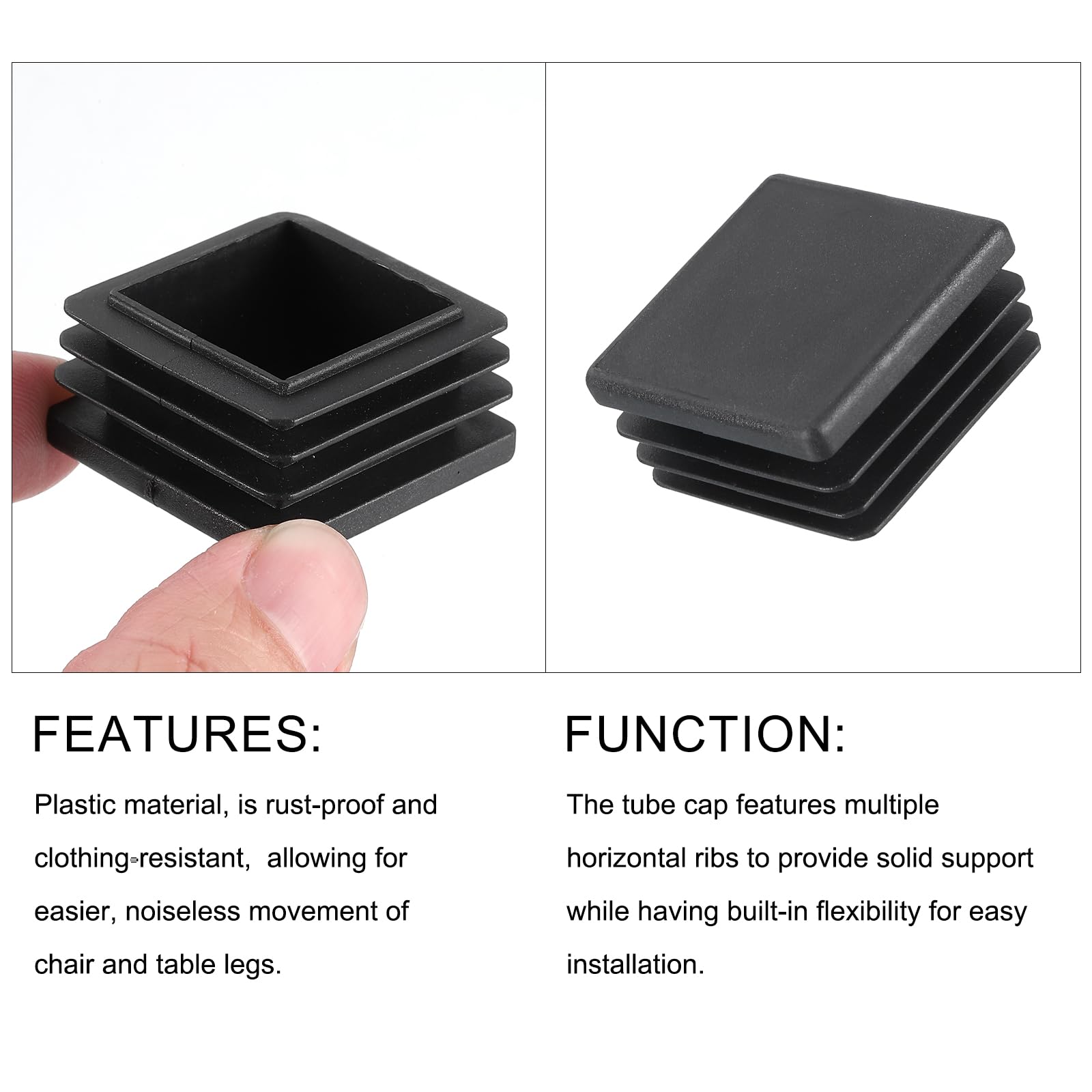 METALLIXITY Square Tube End Cap(35 x 35mm) 12Pcs - Image 4