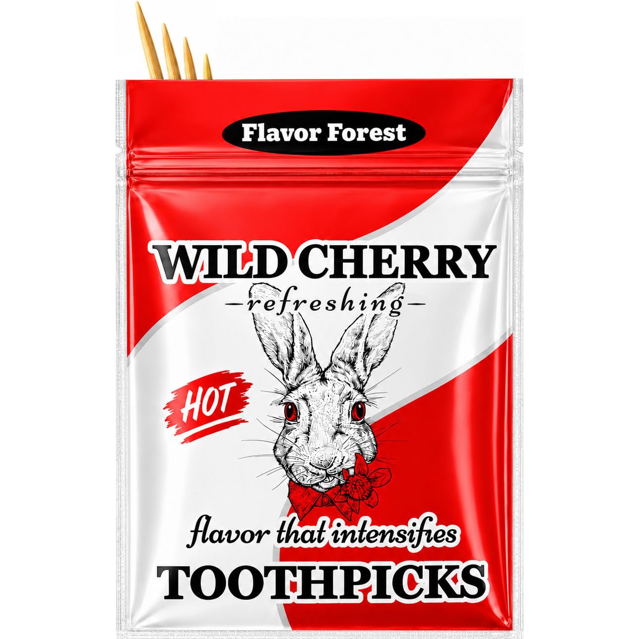 Wild Cherry Flavored Hot Cinnamon Toothpicks