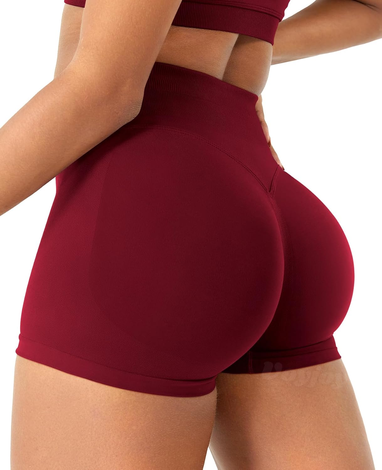 VOYJOY Women Workout Impact Shorts 2.5"/ 3.6"/ 4.5"/ 6" Scrunch Butt Lifting Gym Seamless Booty Biker Shorts
