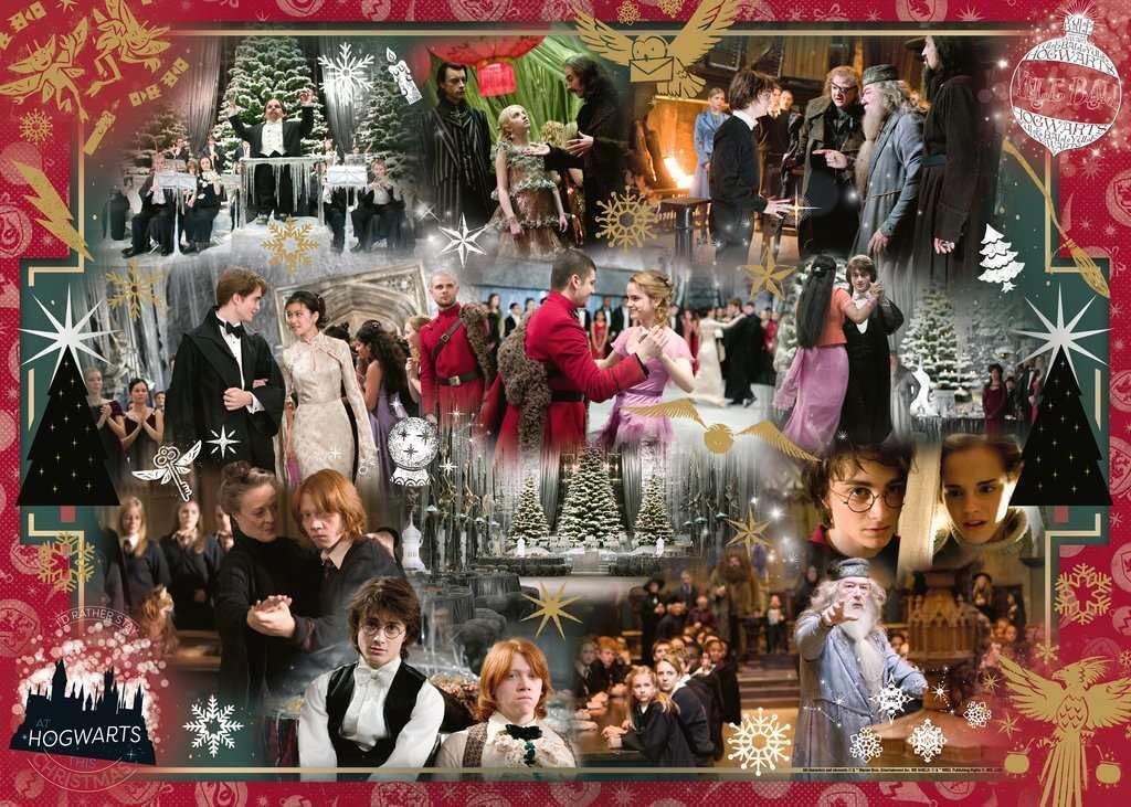 Ravensburger Harry Potter Holidays at Hogwarts - 1000 Piece Puzzle for Adults