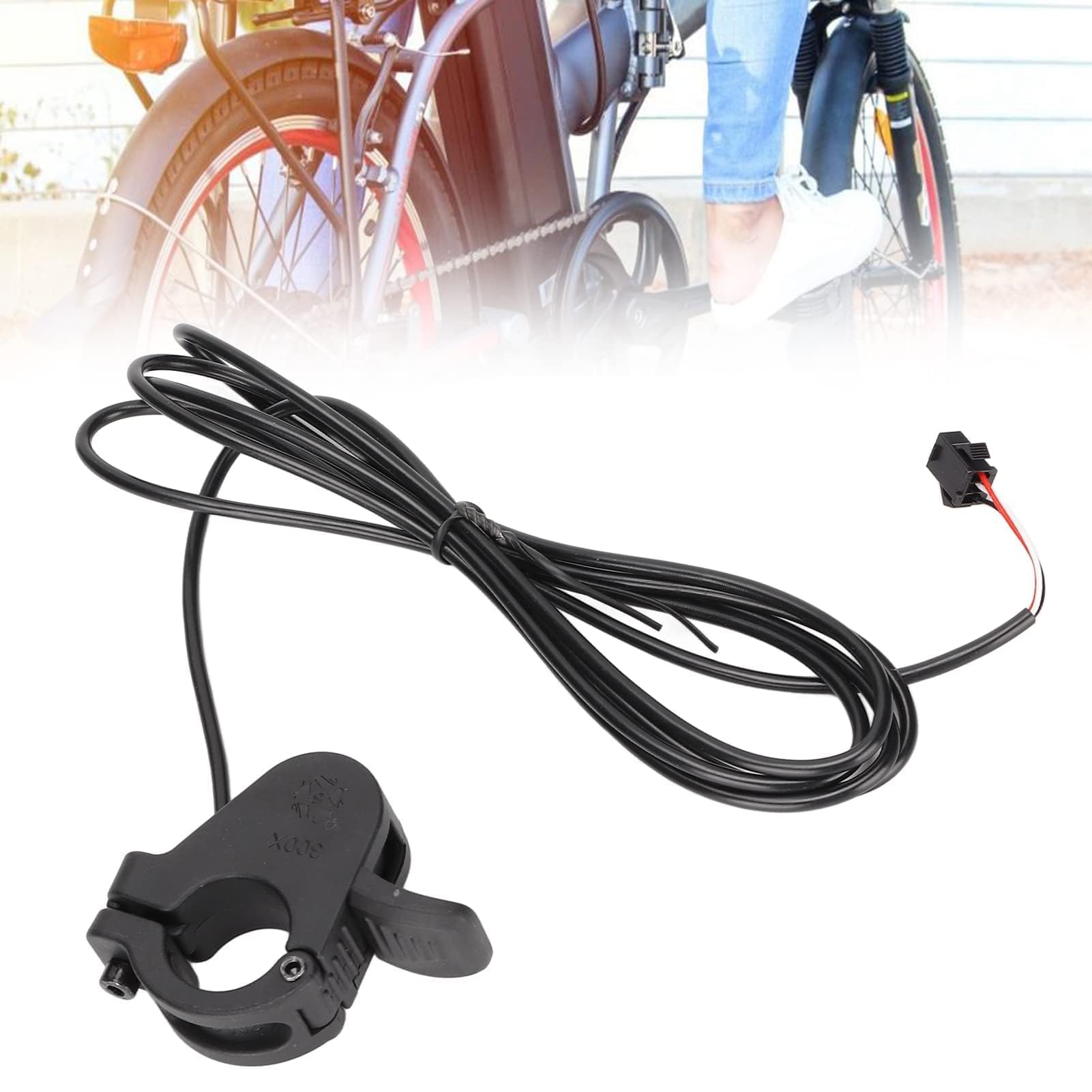 SUNGOOYUE Acceleratore per Bicicletta 300X, Manopola del Gas Sinistra e Destra per Throttle Impermeabile per Ciclismo, Accessorio per Bici Elettrica con Controllo Velocità