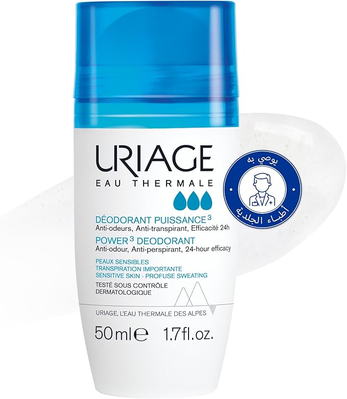 URIAGE PUISSANC Power 3 Deodorant Roll-On - Anti-Odors, Anti-P... - 1