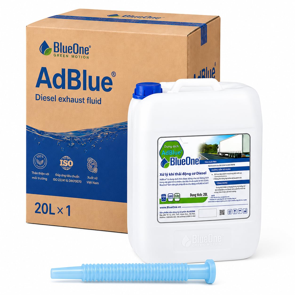 Amazon.co.jp: （20L ノズル付き）AdBlue アドブルー 高品位尿素水 20L
