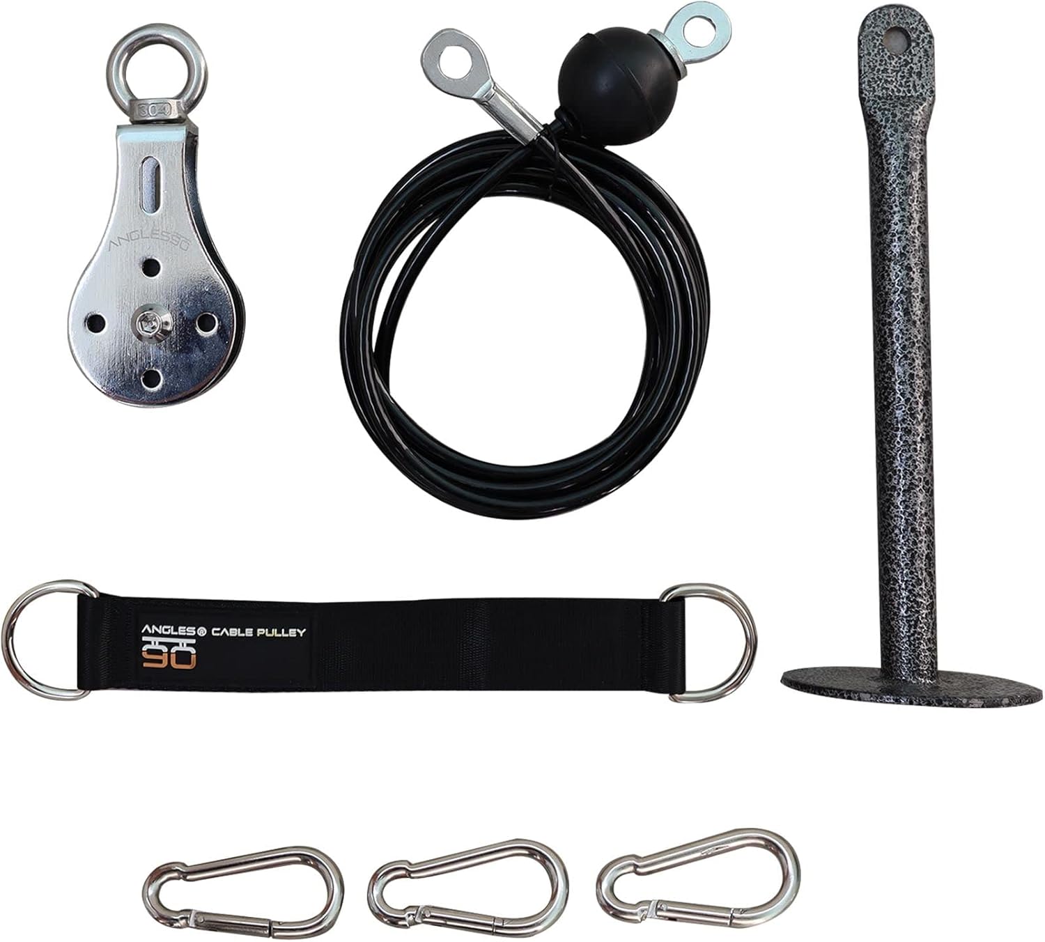 Angles90 A90 Cable Pulley Set Lat Machine and Cable Substitute for