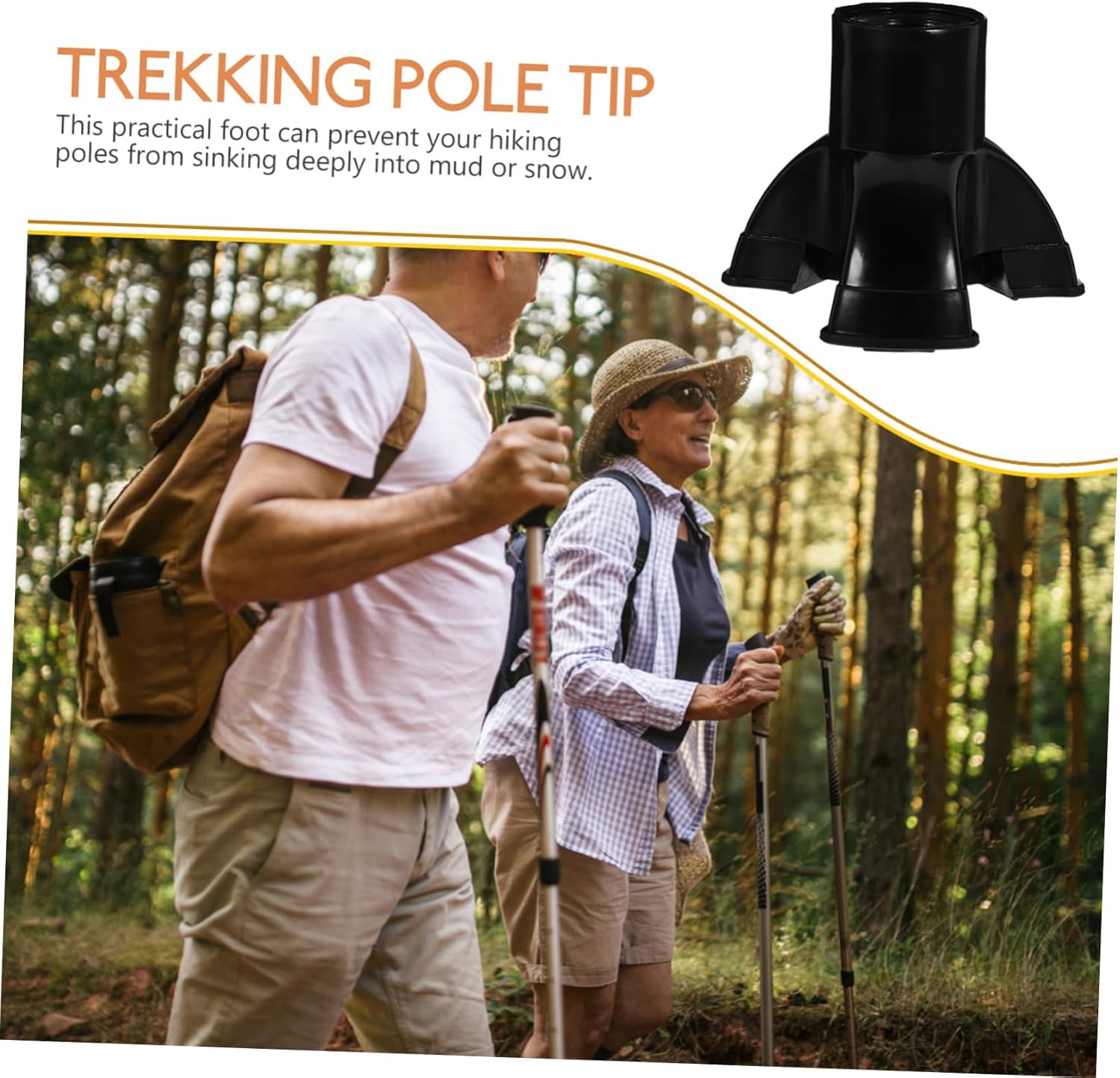 VALICLUD Skid Cane Tips for Walking Sticks Durable Foot Covers for Enhanced Stability Reliable Replacement for