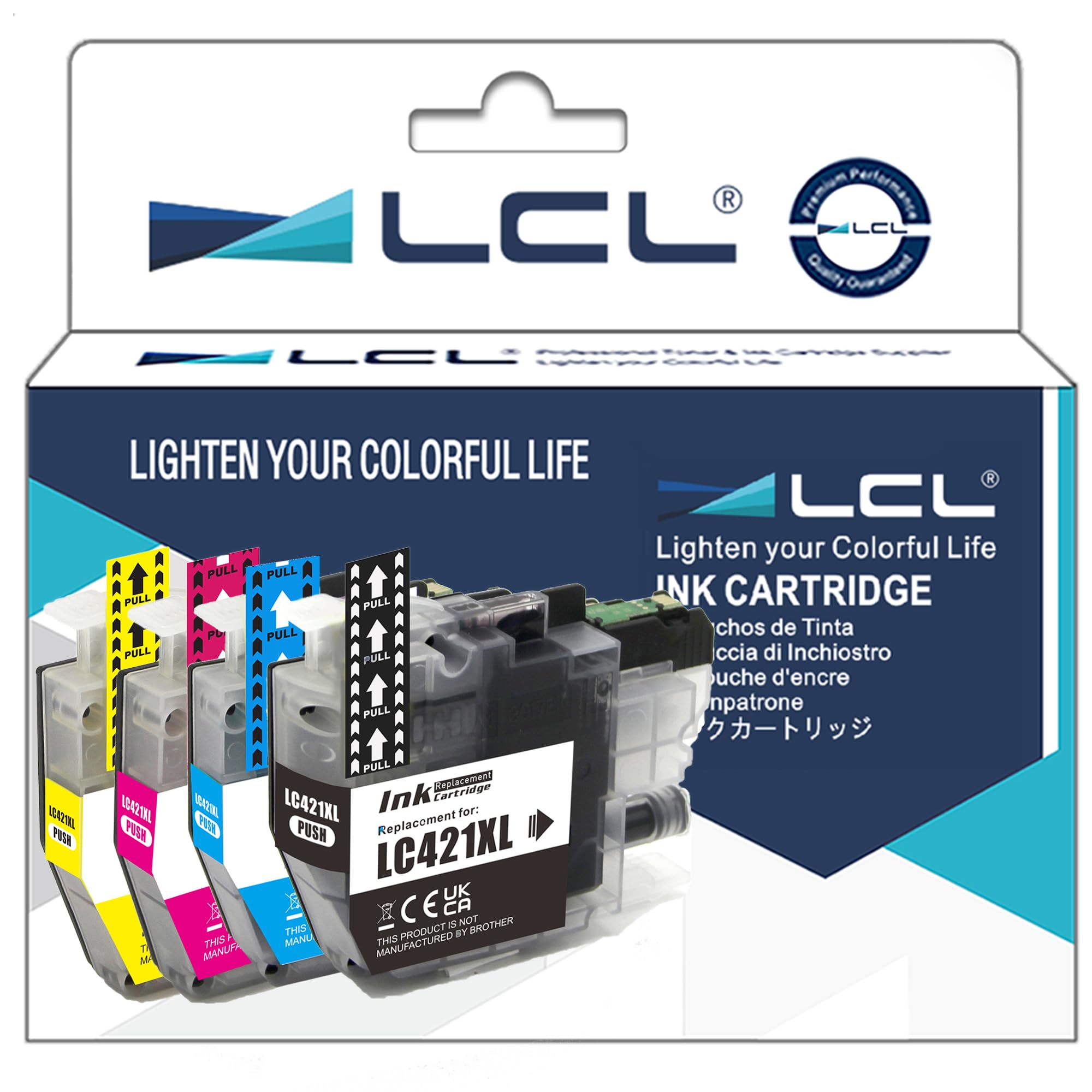 WYFYINK LC421 XL Pigment Patronen Mit Brother LC421 XL LC421XL Druckerpatronen Kompatibel Für